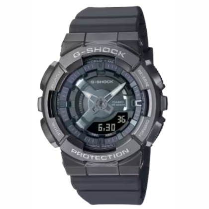 Casio G-Shock Women GM-S110B-8A Gray Resin Band Sports Watch